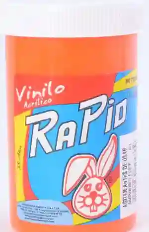 Vinilo Acrilico Naranja Fluorecente- Rapid 120cc