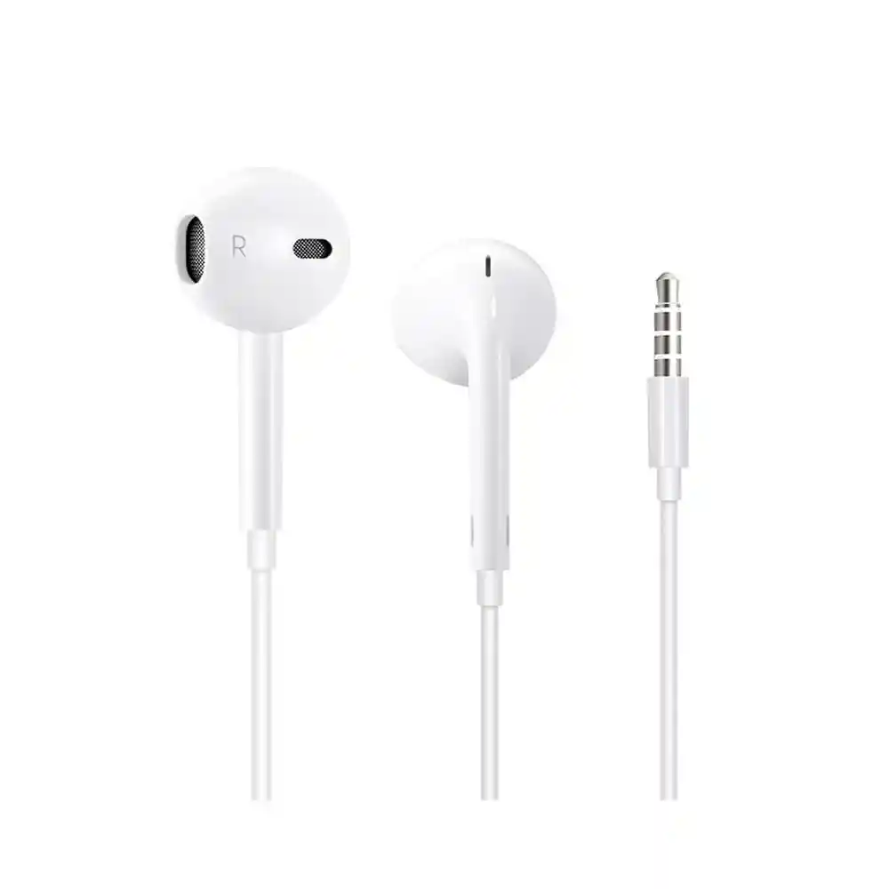 Audifonos Manos Libres Chacha B5 Movisun Jack 3.5mm Con Micrófono Color Blanco