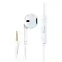 Audifonos Manos Libres Chacha B5 Movisun Jack 3.5mm Con Micrófono Color Blanco