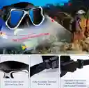 Snorkel Mascara Careta Buceo Profesional Vidrio Templado