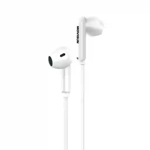 Audifonos Manos Libres Chacha B6 Movisun Jack 3.5mm Con Micrófono Color Blanco