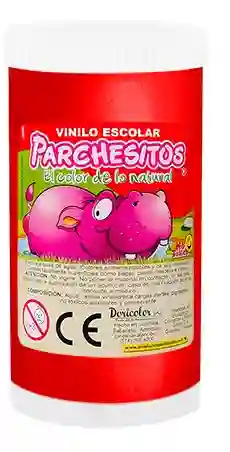 Vinilo Escolar Rojo - Parchesito 120cc