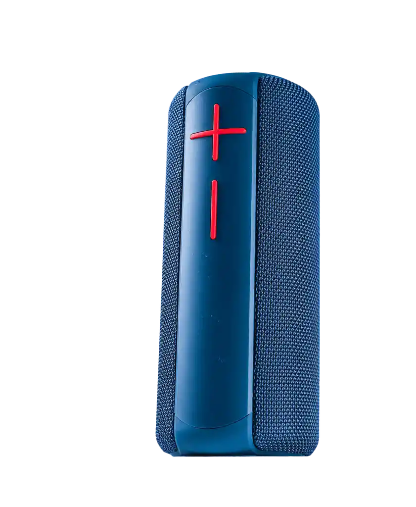 Parlante Inalambrico Bluetooth Movisun Tower Luz Rgb Con Protección Ipx6 Color Azul