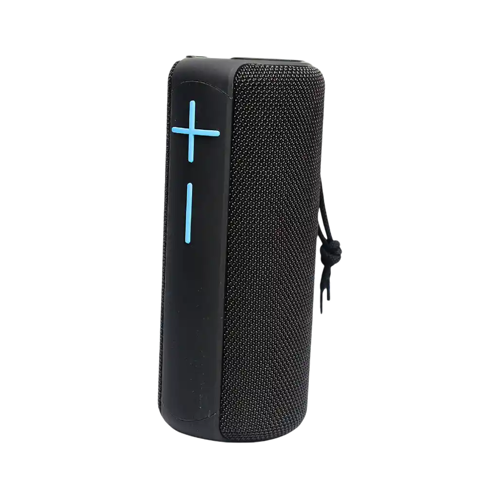 Parlante Inalambrico Bluetooth Movisun Tower Luz Rgb Con Protección Ipx6 Color Gris