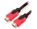 Cable Hdmi 5 Metros Doble Filtro Reforzado Mallado Punta Dorada