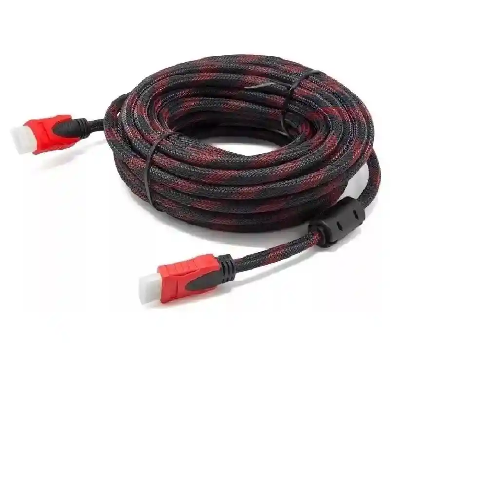 Cable Hdmi 5 Metros Doble Filtro Reforzado Mallado Punta Dorada