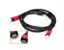 Cable Hdmi 5 Metros Doble Filtro Reforzado Mallado Punta Dorada