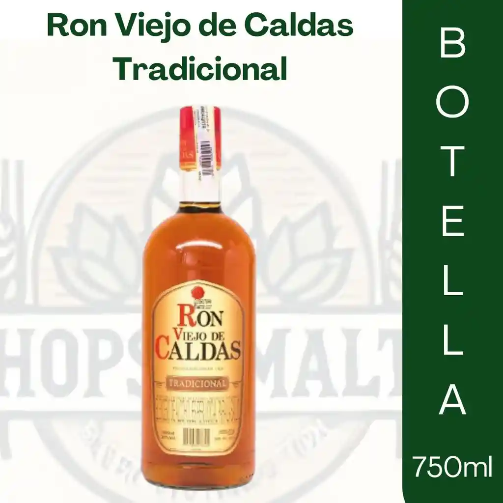 Ron Viejo De Caldas Tradicional 750ml