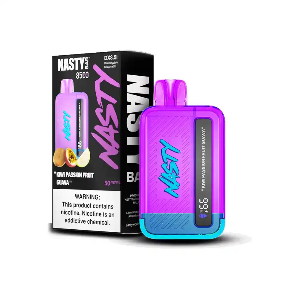 Vape Nasty 8500 Puffs Kiwi Passion Fruit Guava