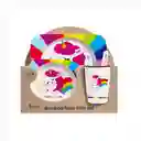 Set Vajilla Bebes Niños Bambu 5 Piezas Plato Con Divisiones Surtidos Motivos