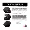 Casco Para Motocilista Ich 501 Talla Xl + Obsequio