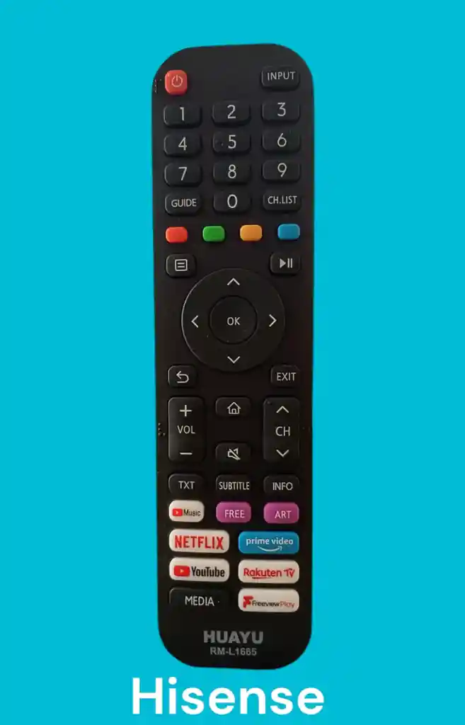 Control Hisense Universal Rm-l1665