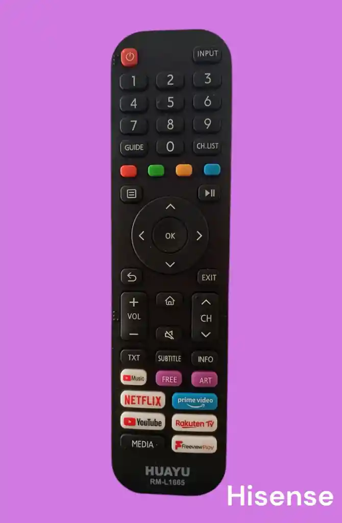 Control Hisense Universal Rm-l1665