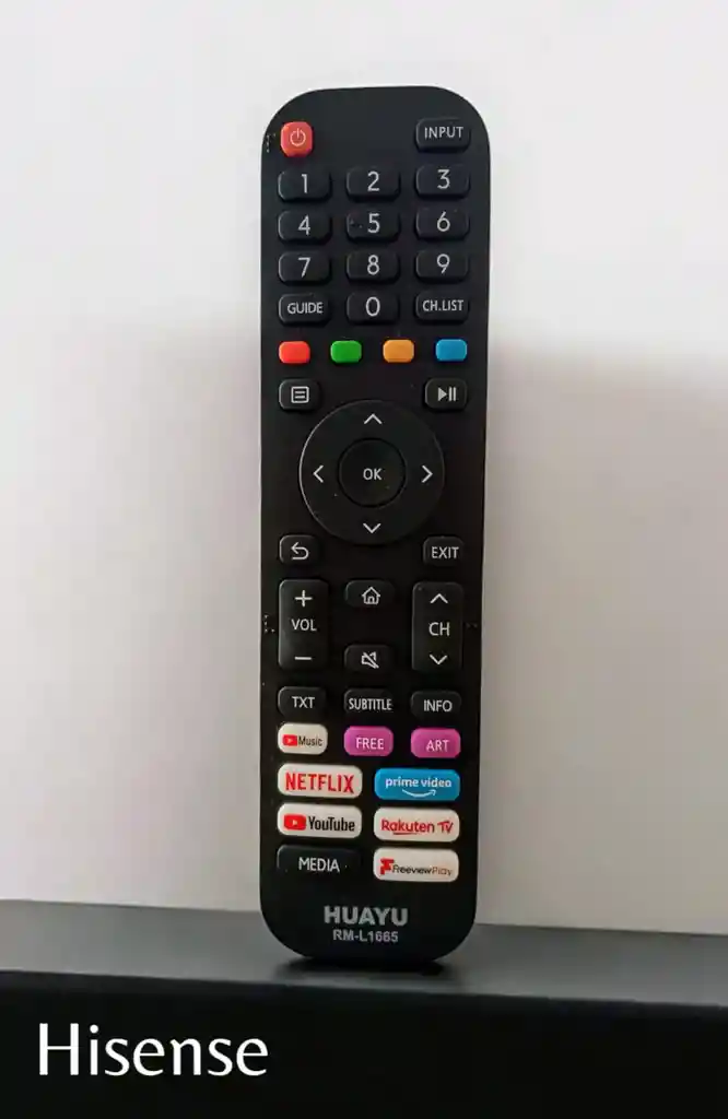 Control Hisense Universal Rm-l1665