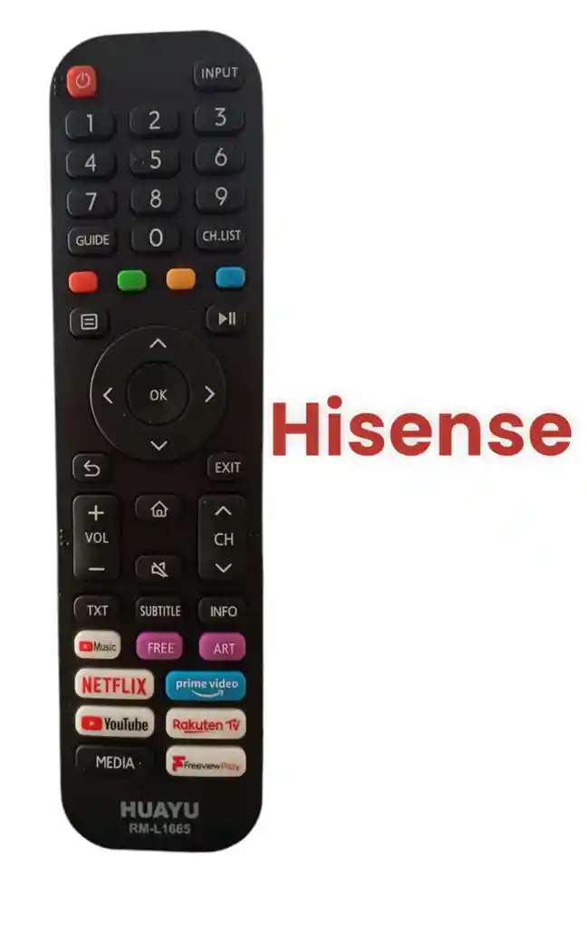 Control Hisense Universal Rm-l1665