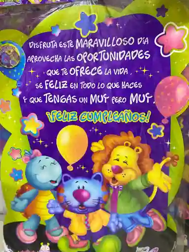 Tarjeta Feliz Cumpleaños Larga