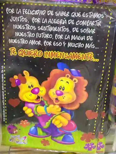 Tarjeta Te Quiero Larga