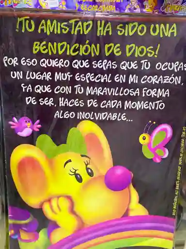 Tarjeta Amistad Larga