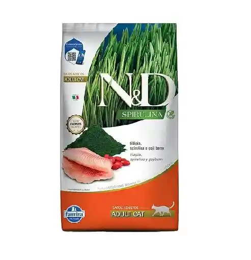 Nd Spirulina Para Gato Adulto (tilápia) X7kg