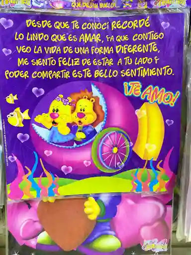 Tarjeta Te Amo Corta