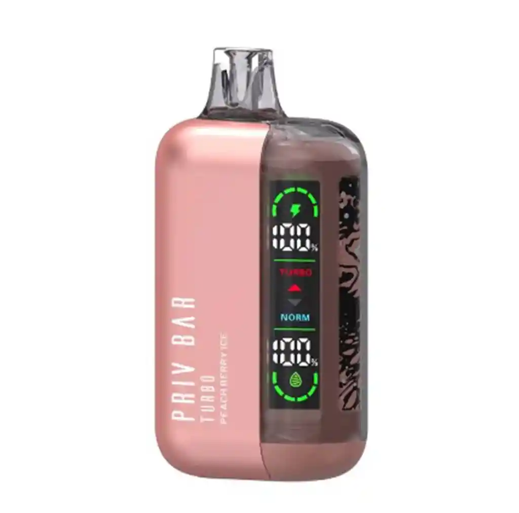 Vaper Priv Bar Turbo 15,000 Puffs Peach Berry Ice