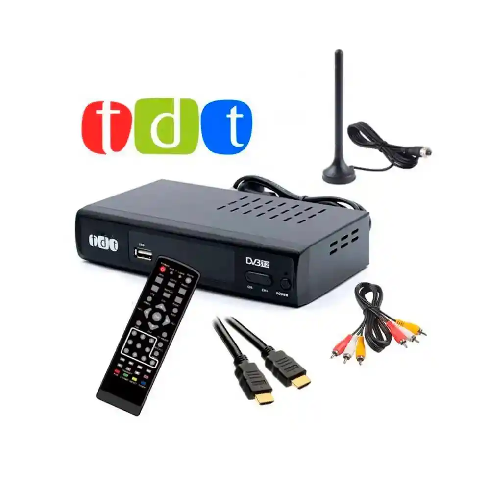 Decodificador Tdt Nia An-777 / Antena, Control Y Cable