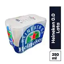 Heniken Six En Lata Cero 250 Ml