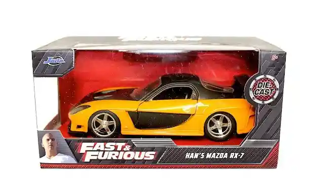 Carro Coleccionable Fast Furious Han´s Mazda Rx-7