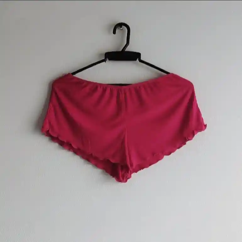 Short Pantaloneta De Algodón Rosada Fucsia Comoda Y Suave