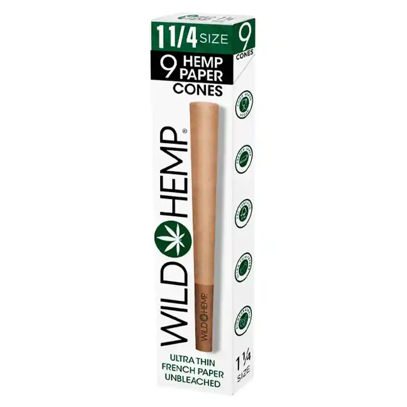 Wild Hemp Blunt - Conos 9 Unidades 1 1/4