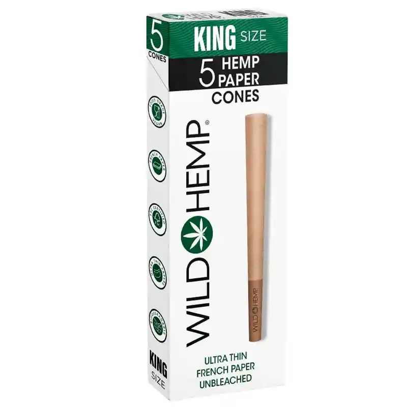 Wild Hemp Blunt - Conos 5 Unidades Media King