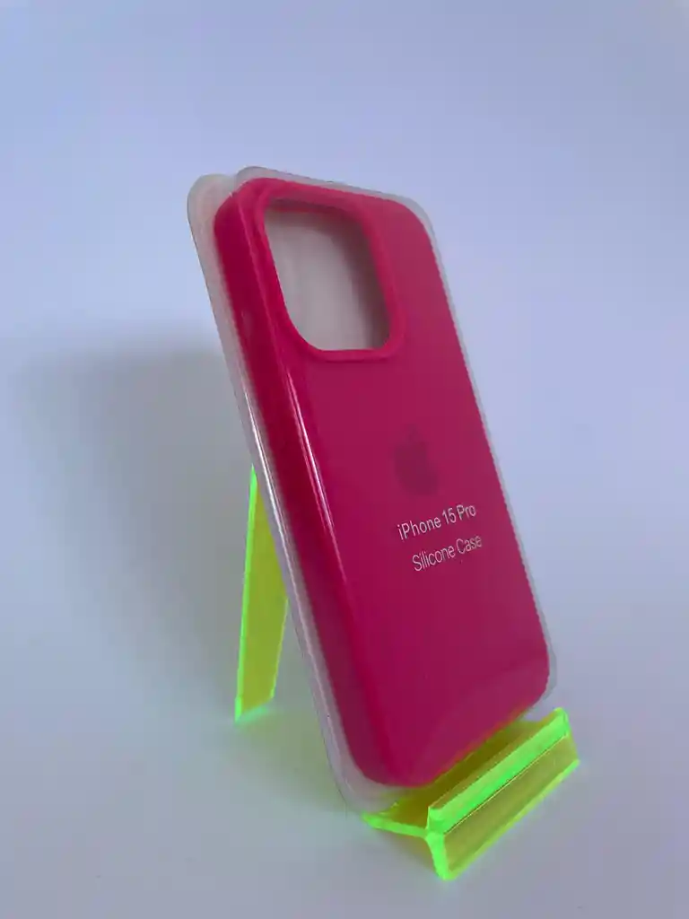 Silicon Case Iphone 15 Pro/fucsia