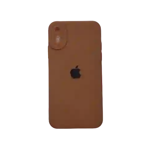 Carcasa O Funda Para Celular Iphone X Marron De Silicona