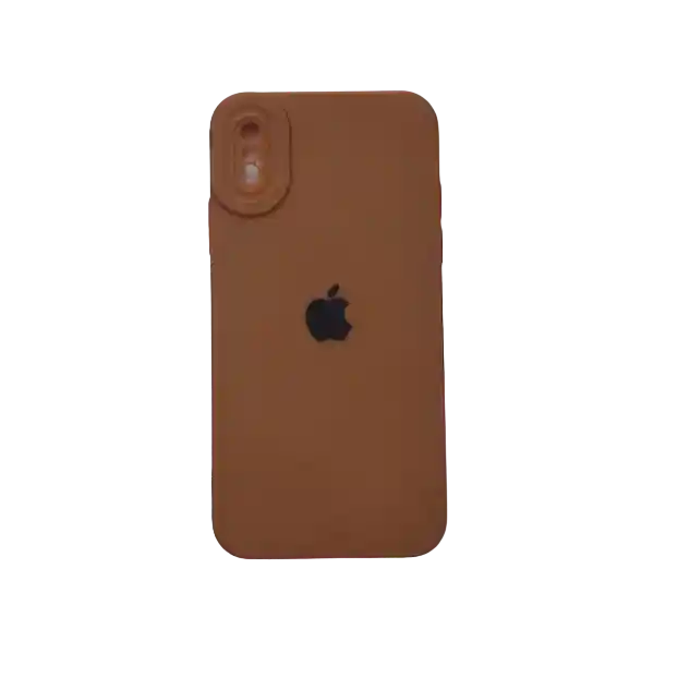 Carcasa O Funda Para Celular Iphone X Marron De Silicona