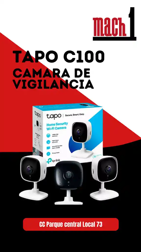 Camara De Vigilancia Tapo C100