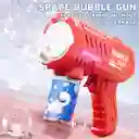 Pistola De Burbujas Automática Eléctrica Niños Niñas Space Roja