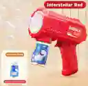 Pistola De Burbujas Automática Eléctrica Niños Niñas Space Roja