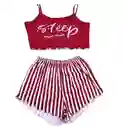 Conjunto De Pijama Estampada