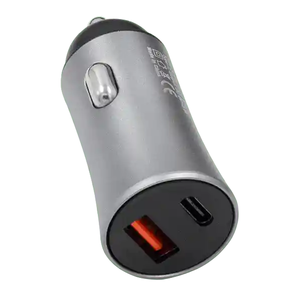 Cargador Carro Puerto Usb + Tipo C Carga Rapida 24w 3.1a