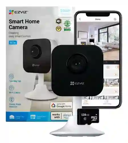 Cámara De Seguridad Interior Ezviz H1c Wifi Fhd Visión 24/7