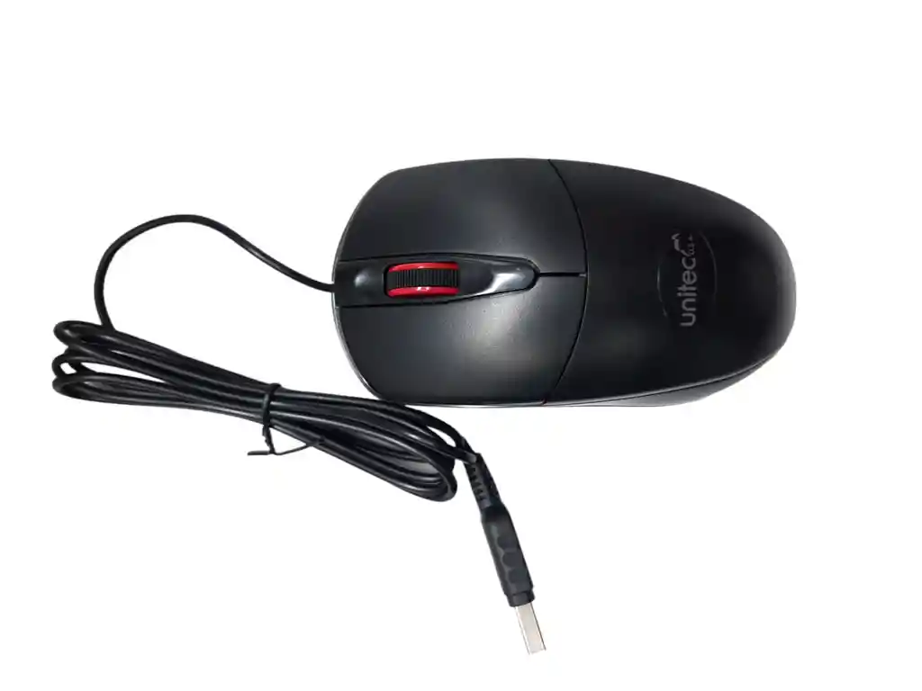 Mouse Alambrico Optico Usb U-31 Unitec 1000 Dpi Windows Mac