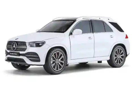 Carro Coleccionable Humo De Agua Recargable Descapotable Con Luz Y Sonido, Mercedes Benz Gle350 Amg Model Car Blanco Modelo Coche Juguete Fiesta Regalos, Colección