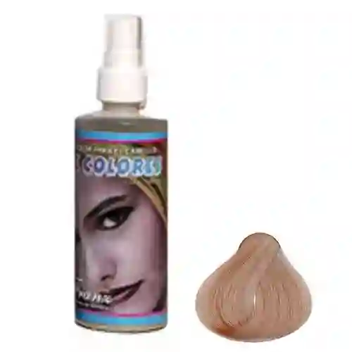 Laca Color Dorado Para El Cabello Spray 120ml Disfraz Halloween