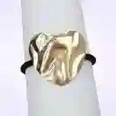 Pony Cuff Moña Colero Corazón Dorado Para Cabello