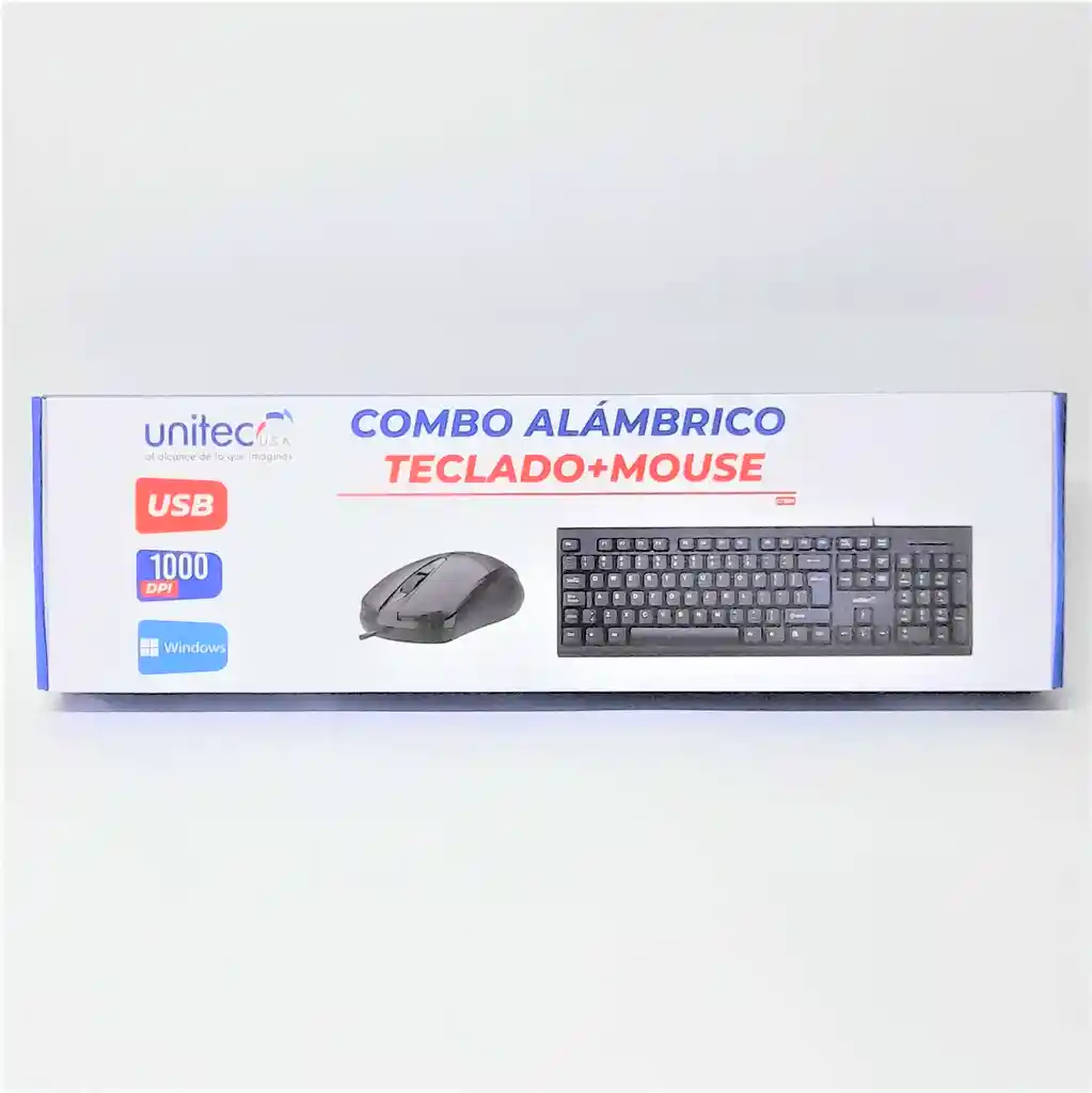 Teclado + Mouse Alámbrico