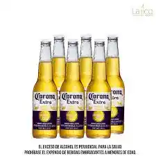 Corona Cerveza Extra En Botella Sixpack 330ml