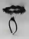 Diadema Balaca Cintillo Aureola De Angel Color Negro Disfraz Halloween