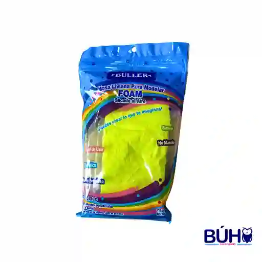 Foami Moldeable Amarillo Fluorescente 60g