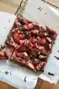 Brownie Fresas Con Chocolate