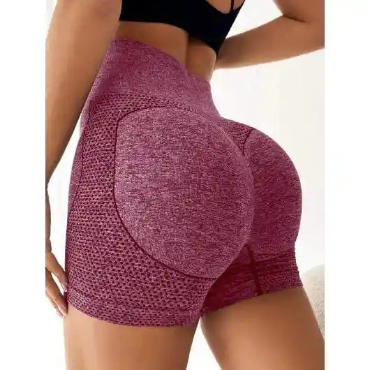 Short Deportivo Push Up Calza Corta De Mujer